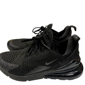 Nike Air 270 Triple Black Max Tennis Sneakers Women 8 1/2